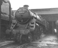 Standard Class 5 4-6-0 no 73109 on Eastfield shed in 1964.<br><br>[Jim Peebles //1964]