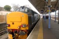 A Network Rail track recording train stands at Norwich on 24 February 2010. <br><br>[Ian Dinmore /02/2010]