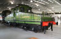 Former NER No 1 (BR class ES1 26500) in its new position within the main exhibition hall at NRM Shildon on 23 November 2010. [See image 17307] <br><br>[John Furnevel 23/11/2010]