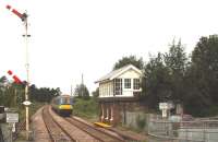 A Central Trains 170 service arrives at Thetford in June 2005.<br><br>[Ian Dinmore /06/2005]