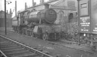 7810 <I>Draycott Manor</I> stands in the yard alongside Oswestry shed on 2 October 1961.<br><br>[K A Gray 02/10/1961]