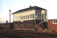 Niddrie West signal box, photographed on Sunday 22nd November 1970 [see image 34323].<br>
<br><br>[Bill Jamieson 22/11/1970]