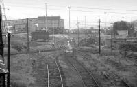 A murky view of Dalkeith Colliery in the early 1970s, seen looking west from the road overbridge near the former Smeaton Station. [See image 32929]<br>
<br><br>[Bill Roberton //]