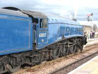 60007 stands at Stirling with the SRPS <I>Forth Circle</I> railtour on 24 April 2011.<br><br>[Mark Poustie 24/04/2011]