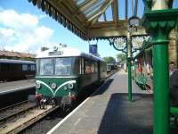 Waggon & Maschinenbau railbus at Sheringham on 20 June with a service to Holt.<br><br>[Bruce McCartney 20/06/2011]