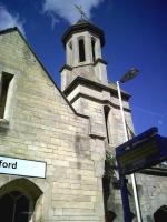 Stamford, twinned with Florence? Nice architecture, and well looked after, scene on the Westbound platform in August 2011.<br><br>[Ken Strachan 11/08/2011]