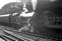 Class V1 2-6-2T no 67641 waiting to leave Newcastle Central in the 1960s. The locomotive has just taken over a through boat train from Kings Cross and will soon depart for the Tyne Commission Quay at North Shields.<br><br>[K A Gray //]