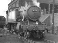 Collett ex-GWR 2-6-2T no 4111 stands on Tyseley shed in October 1961.<br><br>[K A Gray 07/10/1961]