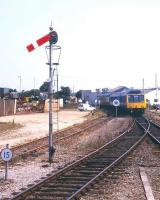 The branch train leaving St Erth for St Ives in August 1995.<br><br>[Ian Dinmore /08/1995]