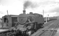 'Jeep' 2-6-4T No 54 photographed at Portadown station on 28 August 1965.<br><br>[K A Gray 28/08/1965]