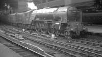 An undated photograph showing A1 Pacific no 60144 <I>Kings Courier</I> standing at Newcastle Central.<br><br>[K A Gray //]