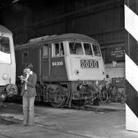 <I>'Great, that's the 84s cleared off!'</I> Carlisle Diesel <br>
Depot open day on Saturday 4th September 1976. <br><br>[Bill Jamieson 04/09/1976]