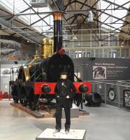 The man himself. Isambard Kingdom Brunel. The impressive waxwork on display at the Museum of the Great Western Railway in Swindon on 20 March 2013.<br><br>[Peter Todd 20/03/2013]