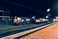 Waiting the next job. A pair of DRS Class 20s and a solo DRS Class 47 stabled in the sidings on the west side of York station on the evening of 3 April 2013.<br><br>[John McIntyre 03/04/2013]