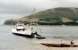 Incarnation of the ferry MV <i>Rhum</i> at Lochranza in 1984. Great fun to watch drivers who couldn't reverse trying to disembark. <br><br>[Colin Miller //1984]