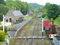 View over the station at Beamish in June 2013.<br><br>[Veronica Clibbery 11/06/2013]