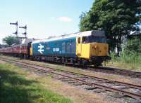 50026 with a train at Ramsbottom on the East Lancs Railway on 7 July 2013.<br><br>[Colin Alexander 07/07/2013]