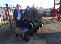 Monifieth Rotary have adopted Monifieth Station with a barrel-train so as to mark additional calls there from 9 December by the 0453 Inverness-Edinburgh, 1611 Glasgow-Arbroath, 1819 Arbroath-Edinburgh and 2141 Glasgow-Aberdeen.<br><br>[John Yellowlees 29/10/2013]