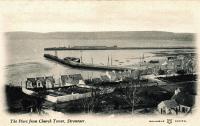A Reliable Series postcard of Stranraer Harbour from the west, with the railway pier being the more distant one.<br><br>[Ewan Crawford Collection //]