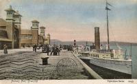 PS Minerva at Princes Pier. Valentines Series postcard<br><br>[Ewan Crawford Collection //]