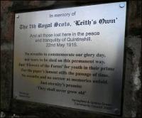 Plaque at Quintinshill - February 2014 [see image 4071].<br><br>[John Yellowlees 03/02/2014]