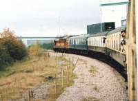 The Pathfinder Tours Industrious Trader eases round the curve into the former Keresley Colliery, a little way North and West of Three Spires Junction. [See image 35643]<br><br>[Ken Strachan 15/11/2008]