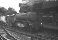 York V2 2-6-2 no 60855 stands at Newcastle Central on a gloomy 17 August 1963 at the head of the 8.8am summer Saturday service to Lowestoft.<br><br>[K A Gray 17/08/1963]