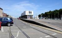 Out of use facilities at Weymouth Quay on 17 July 2014. While tracks are still in place, the last recorded use of the branch was in 1999 by a railtour.<br><br>[Peter Todd 17/07/2014]