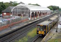 A Metro service for South Shields departing from Monkseaton on 25 September 2014.<br><br>[John Steven 25/09/2014]
