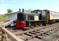 RSH 0-6-0 diesel hydraulic shunter <I>Darlington</I> (RSHD8343/1962), similar to the BR Class 04 design, stands at Warcop on the Eden Valley Railway in May 2006. <br><br>[John Furnevel 11/05/2006]