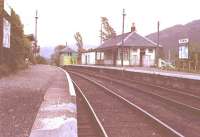 Glenfinnan in August 1982. The station was staffed and the signal box still in use.<br><br>[John Gray //1982]