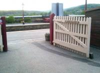 There's something about Settle station - even the gate onto the platform looks peaceful and serene. [see image 47644]<br><br>[Ken Strachan 20/05/2014]