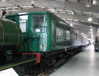 Sole surviving Southern 2-BIL EMU 2090, seen in the exhibition hall at NRM Shildon. These pre-war units were designated TOPS Class 401 but the last of the 152 sets was withdrawn in 1971. <br><br>[Mark Bartlett 27/11/2012]