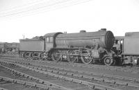 Gresley K3 2-6-0 61812 in the shed yard at Doncaster, thought to have been taken in 1960.<br><br>[K A Gray //1960]