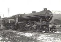Gresley K2 2-6-0 61763 on shed at Eastfield in May 1955. <br><br>[G H Robin collection by courtesy of the Mitchell Library, Glasgow 22/02/1955]