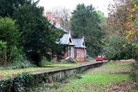 The station building at Wykeham is still in use by Dawnay Estates as their estate office. The westbound platform was still clearly visible during this visit on 20 October 2009 whilst walking along a footpath that led to a caravan park to the right.<br><br>[John McIntyre 20/10/2009]