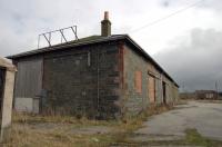 The main goods shed at Stranraer. Views look east from Town terminus. For a while this was the tamper shed.<br><br>[Colin Miller 27/03/2006]