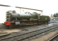 Collett 4-6-0 7820 <I>Dinmore Manor</I> taking a break at Minehead in June 2002.<br><br>[Ian Dinmore 06/06/2002]