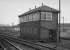 Banbury South signal box from a passing train in 1986.<br><br>[Bill Roberton //1986]