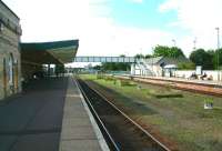 Platform scene at Boston, looking south in September 2002.<br><br>[Ian Dinmore 23/09/2002]