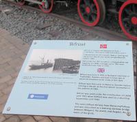 Locomotive Bifrost is preserved at Narvik Station [see image 60446]. This plaque gives the loco's history.<br><br>[John Yellowlees 25/07/2017]