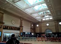The recent refurbishment at Nottingham station is perhaps intended to be the East Midlands' answer to Chicago Union Station [see image 26780]. Even the clock is similar to those in Chicago.<br><br>[Ken Strachan 09/09/2017]
