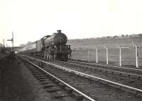 B1 4-6-0 61260 with a down train on Cowlairs incline in May 1954. <br><br>[G H Robin collection by courtesy of the Mitchell Library, Glasgow 18/05/1954]