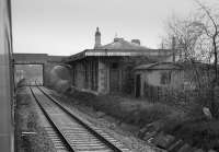 Ayhno Station, closed on 2 November 1964. Viewed from the north. The building still stands.<br><br>[Bill Roberton //1986]