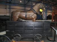 One horse power in the NRM. A 19th century Dandy Cart used to give horses a rest when heading down hill with wagons that the they had pulled uphill. <br><br>[John McIntyre 16/06/2017]