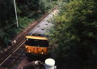 303 heading for Neilston having left Cathcart. This was the site of the junction on the Lanarkshire and Ayrshire Railway between the line to Glasgow Central and line to Newton.<br><br>[Ewan Crawford //]
