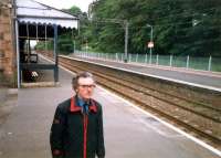 I will forever think of this chap as the stationmaster at Bearsden. He must have been driven bananas by our returning there on-peak with an off-peak ticket.<br><br>[Ewan Crawford //1987]