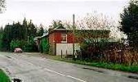 Looking east at the closed Parton station from the roadside.<br><br>[Ewan Crawford //]