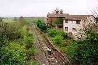 Looking west at the former Maxwelltown station.<br><br>[Ewan Crawford //]