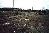 Looking east over the former marshalling yard at Rothesay Dock.<br><br>[Ewan Crawford //]